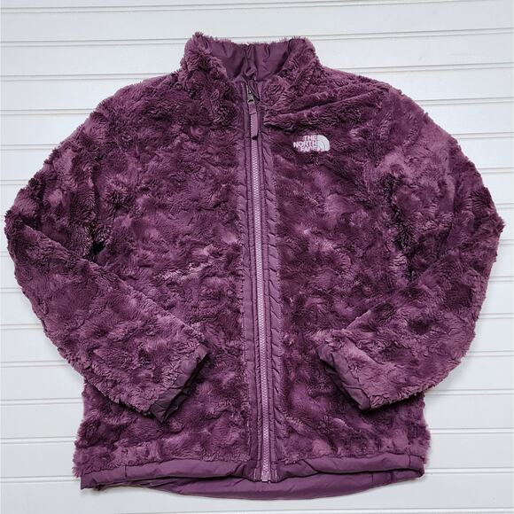 The North Face Girl's Mossbud Swirl Reversible Jacket - Picture 8 of 10